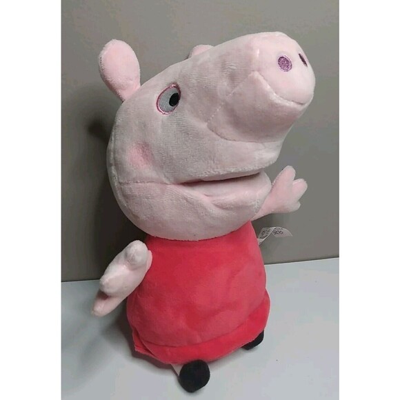 Peppa‎ The Pig 12" Pink Plush Hand Puppet Toy Soft - Picture 1 of 5